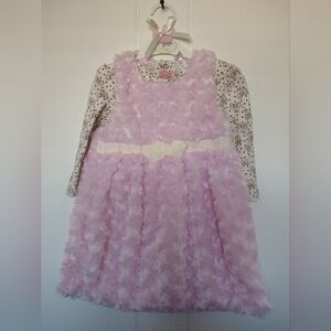 Baby Gear Pink Floral Baby Dress  Size 24 Months.